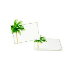 Painted Palm Tree Place Cards - 8 Per Package