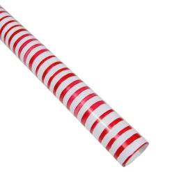 Painterly Stripe Red & White Gift Wrap - One 30" X 8' Roll