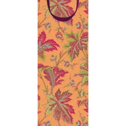 Paisley Leaves Coral Gift Bags - includes 1 Gift Bags