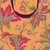 Paisley Leaves Coral Gift Bags - includes 1 Gift Bags