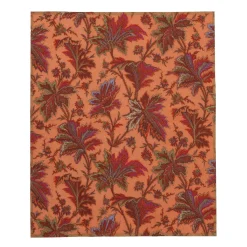 Paisley Leaves Coral Guest Towels - includes 15 Guest Towels