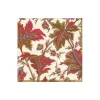 Paisley Leaves Ivory Cocktail Napkins - includes 20 Cocktail Napkins