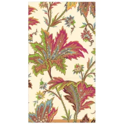 Paisley Leaves Ivory Guest Towels - includes 15 Guest Towels