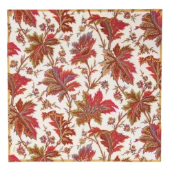 Paisley Leaves Ivory Luncheon Napkins - includes 20 Luncheon Napkins