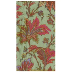 Paisley Leaves Sage Green Guest Towels - includes 15 Guest Towels