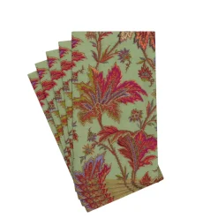 Paisley Leaves Sage Green Guest Towels - includes 15 Guest Towels