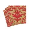Palazzo Paper Cocktail Napkins in Red - 20 Per Package