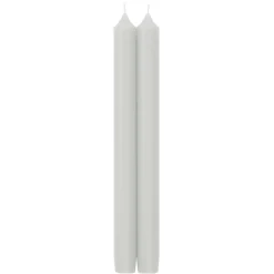 Pale Grey Candles - 2 Candles Per Package