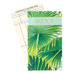 Palm Fronds Bridge Score Pad - 1 Each