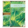 Palm Fronds Large Type Bridge Gift Set - 2 Playing Card Decks & 2 Score Pads