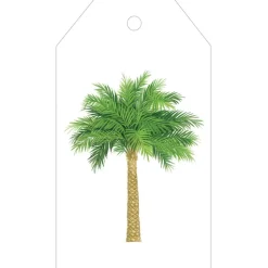 Palm Tree Gift Tags - 4 Hanging Ornament Gift Tags per Package