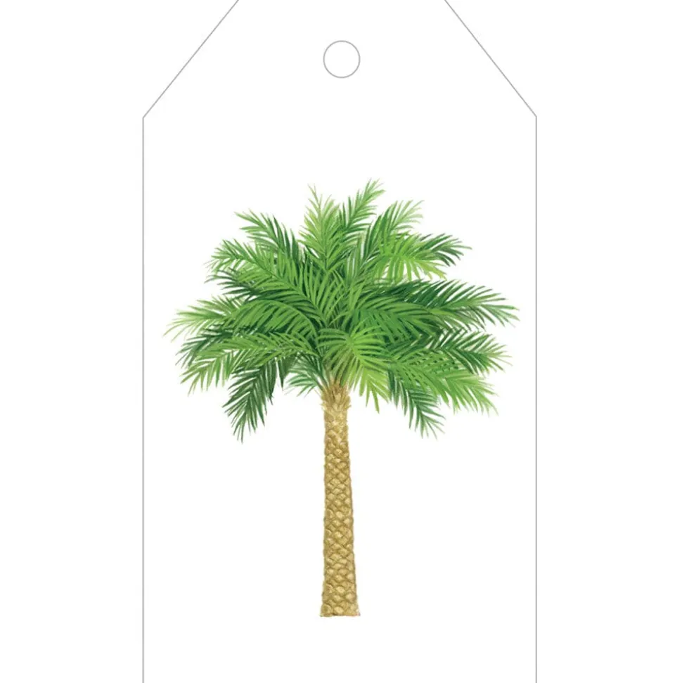 Palm Tree Gift Tags - 4 Hanging Ornament Gift Tags per Package