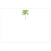 Palm Tree Green Correspondence Cards - 12 Per Package
