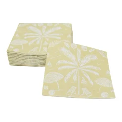 Palms And Parasols Key Lime Cocktail Napkins - 20 Per Package