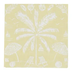 Palms And Parasols Key Lime Cocktail Napkins - 20 Per Package
