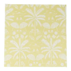 Palms And Parasols Key Lime Luncheon Napkins - 20 Per Package