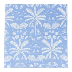 Palms And Parasols Ocean Luncheon Napkins - 20 Per Package