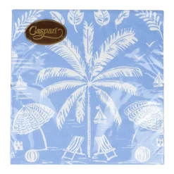 Palms And Parasols Ocean Luncheon Napkins - 20 Per Package