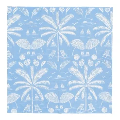 Palms And Parasols Ocean Cocktail Napkins - 20 Per Package