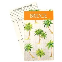 Palms Bridge Gift Set - 2 Playing Card Decks & 2 Score Pads