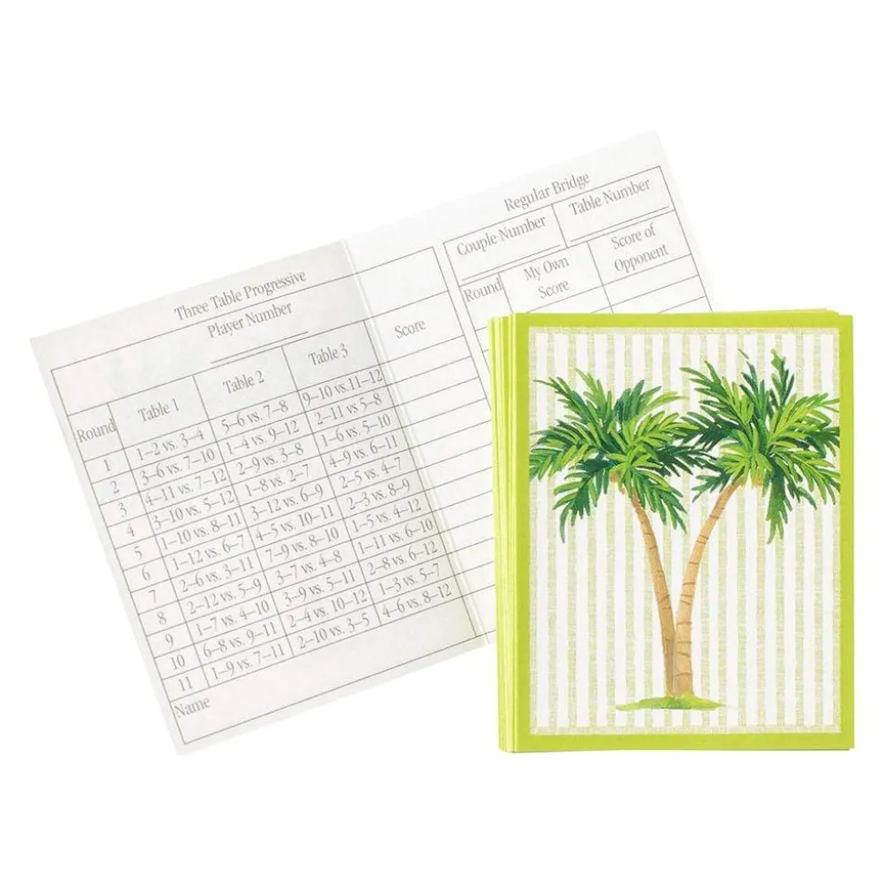 Palms Bridge Tally Sheets - 12 Per Package