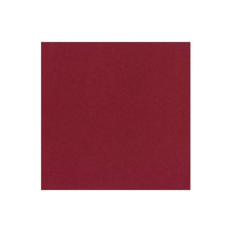 Paper Linen Solid Cocktail Napkins in Cranberry - 15 Per Package