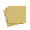 Paper Linen Solid Cocktail Napkins in Gold - 15 Per Package