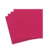 Paper Linen Solid Cocktail Napkins in Fuchsia - 15 Per Package