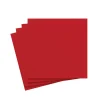 Paper Linen Solid Cocktail Napkins in Red - 15 Per Package