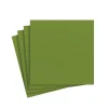Paper Linen Solid Cocktail Napkins in Leaf Green - 15 Per Package