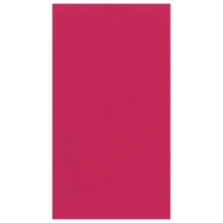 Paper Linen Solid Guest Towel Napkins in Fuchsia - 12 Per Package