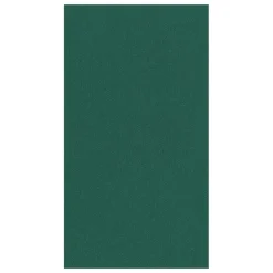 Paper Linen Solid Guest Towel Napkins in Hunter Green - 12 Per Package