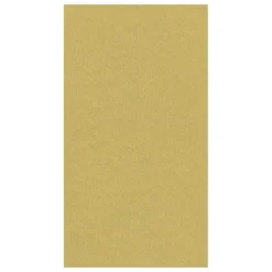 Paper Linen Solid Guest Towel Napkins in Gold - 12 Per Package