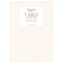 Paper Linen Solid Table Cover in Ivory - 1 Each
