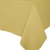 Paper Linen Solid Table Cover in Gold - 1 Each