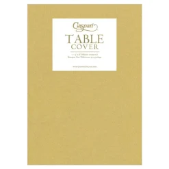 Paper Linen Solid Table Cover in Gold - 1 Each