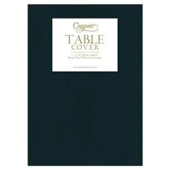 Paper Linen Solid Table Cover in Black - 1 Each