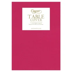 Paper Linen Solid Table Cover in Fuchsia - 1 Each
