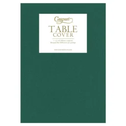 Paper Linen Solid Table Cover in Hunter Green - 1 Each