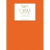 Paper Linen Solid Table Cover in Tangerine - 1 Each