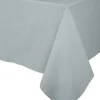 Paper Linen Solid Table Cover in Silver - 1 Each