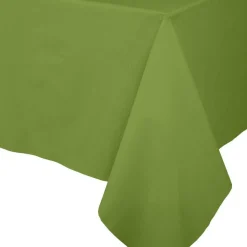 Paper Linen Solid Table Cover in Leaf Green - 1 Each