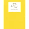 Paper Linen Solid Table Cover in Yellow - 1 Each