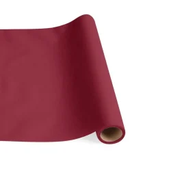 Paper Linen Solid Table Runner in Cranberry - 1 Each