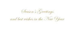 Partridge in a Pear Tree Foil Embossed Large Boxed Christmas Cards - includes 10 Cards & Envelopes