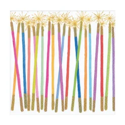 Party Candles Paper Luncheon Napkins - 20 Per Package