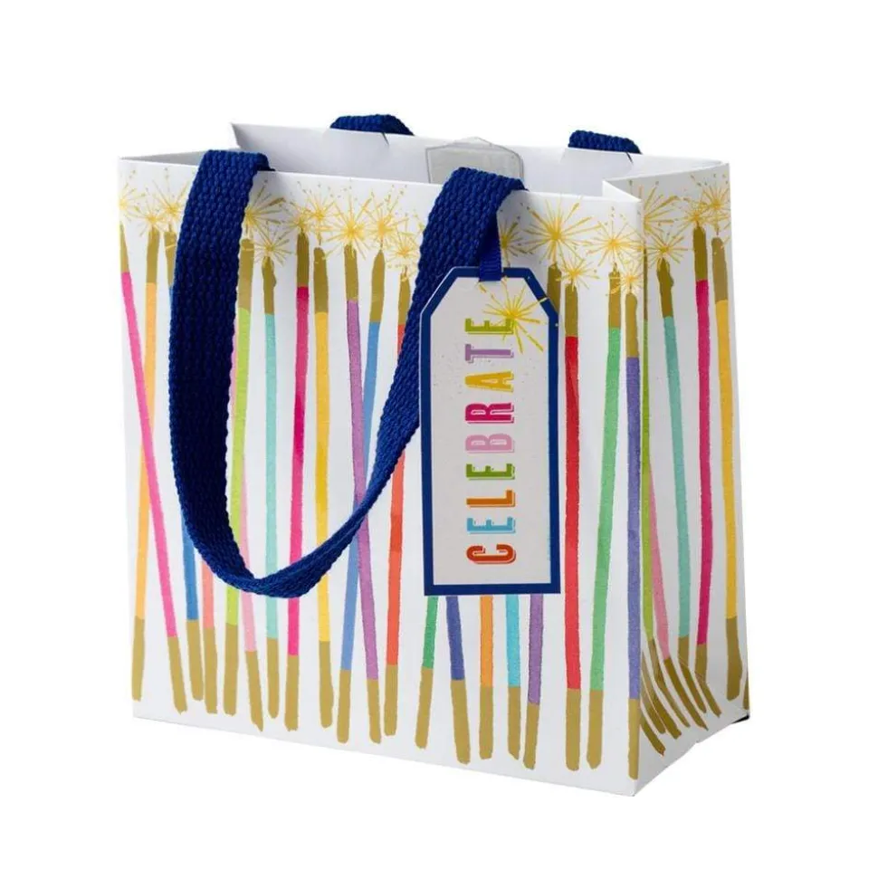Party Candles Small Square Gift Bag - 1 Each