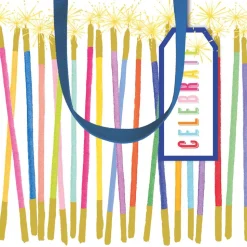 Party Candles Small Square Gift Bag - 1 Each