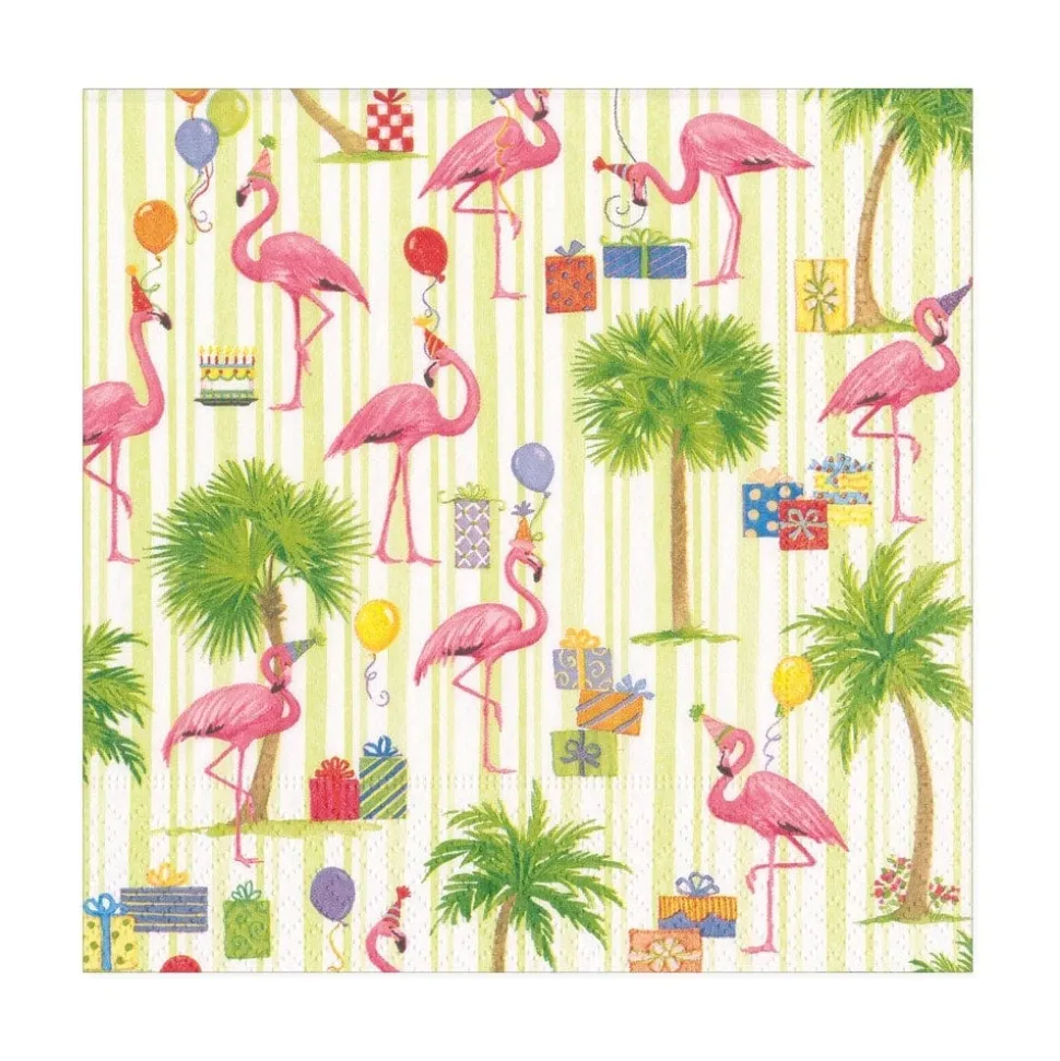 Party Flamingos Paper Luncheon Napkins - 20 Per Package