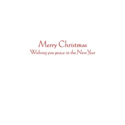 Peace Large Boxed Christmas Cards - includes 15 cards & envelopes